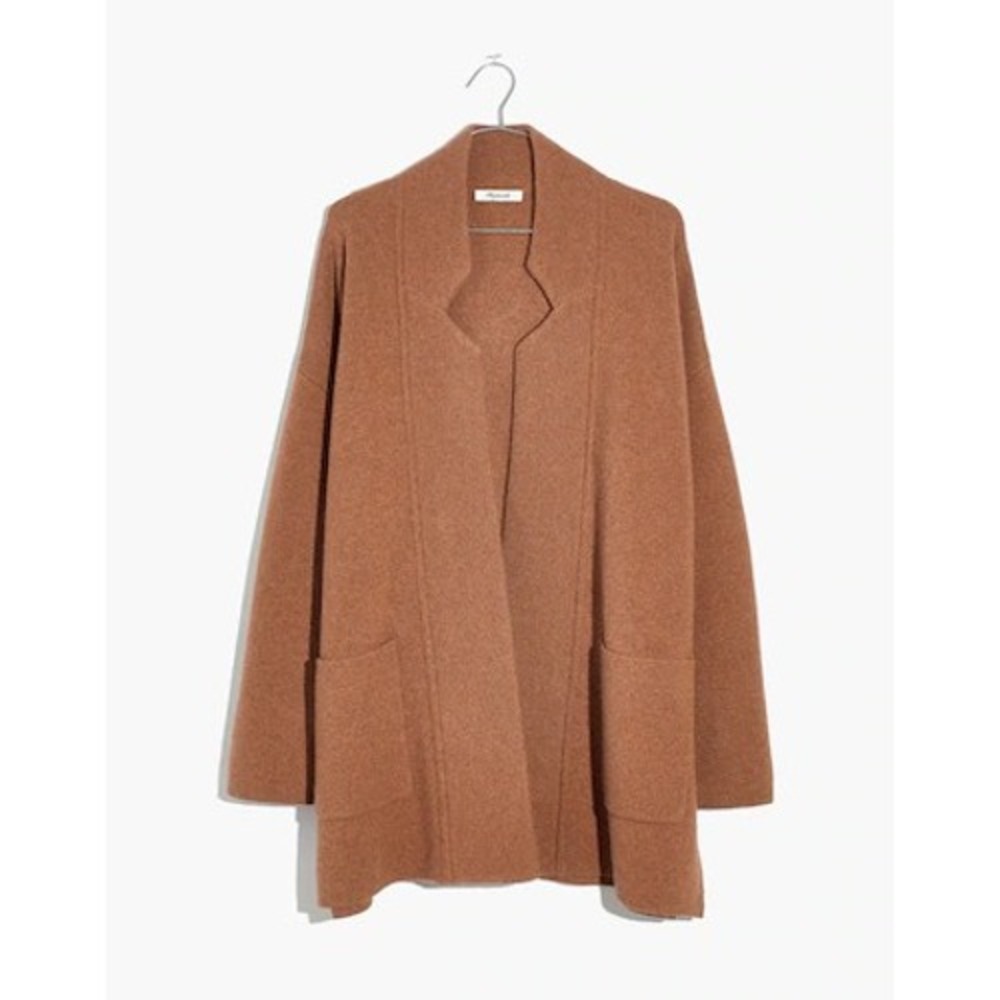 Madewell Spencer Sweater-Coat, merino wool blend